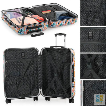 Valise cabine 4 roues ABS - Compatible toutes compagnies - Bagages Faciles