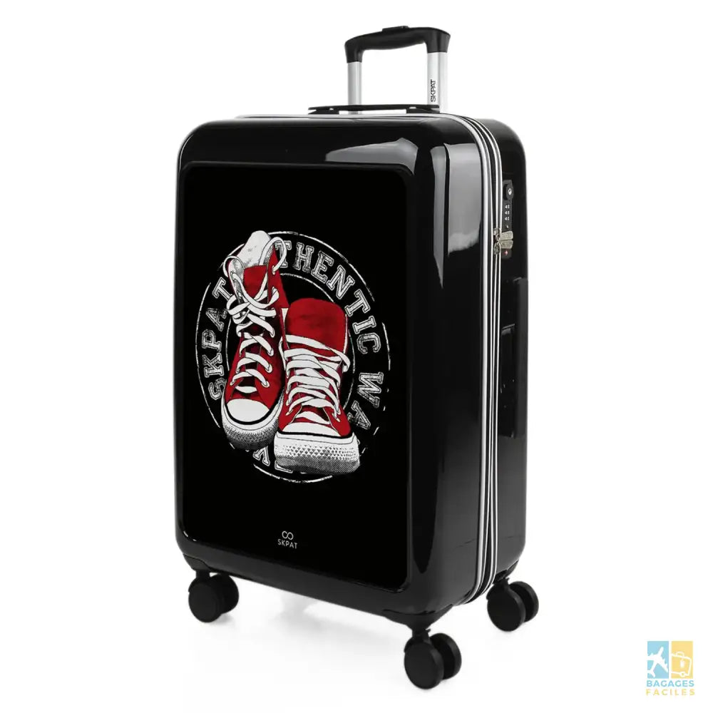 Valise cabine 4 roues verrou TSA 68x45x26 cm 3,5 kg - Bagages Faciles