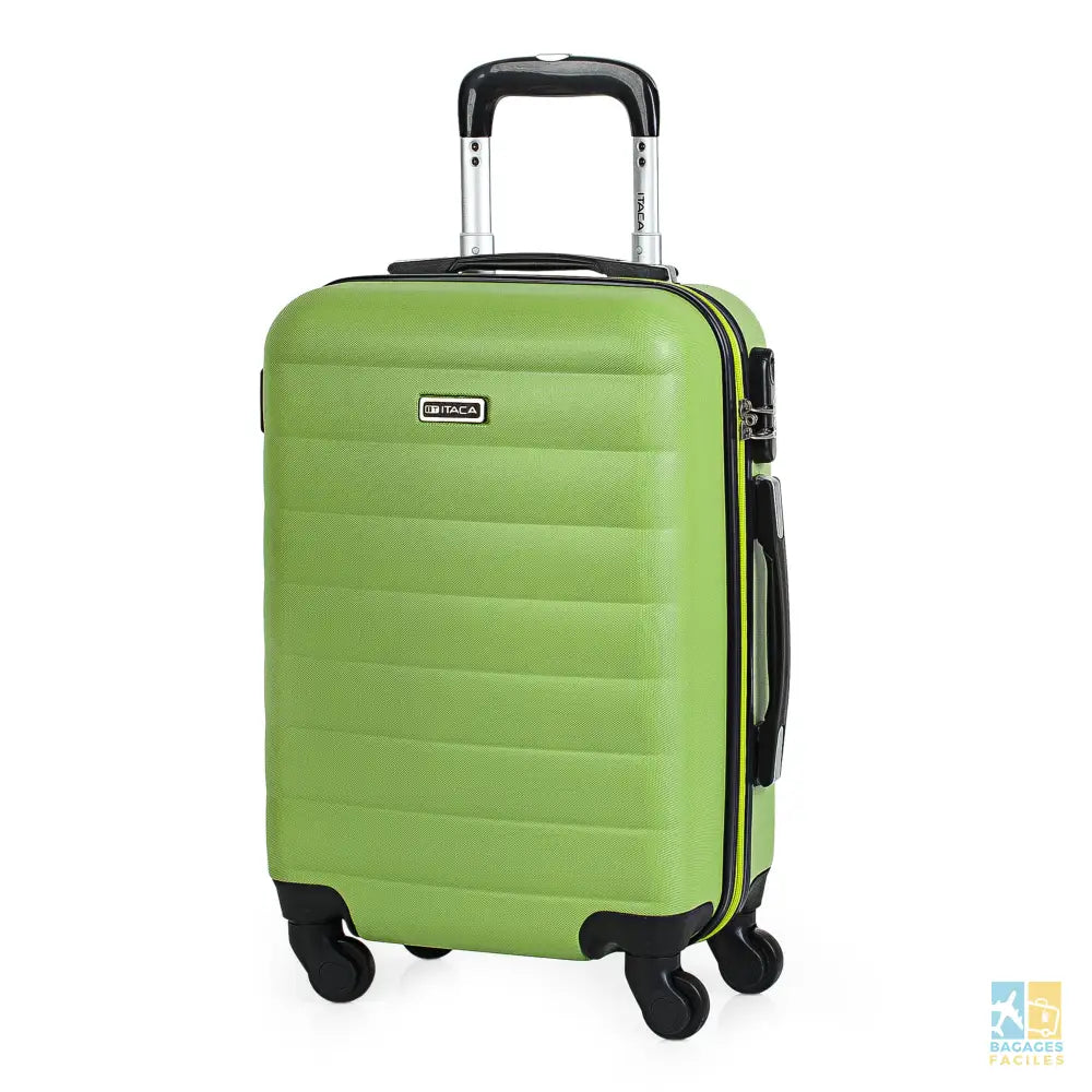 Valise cabine 55cm légère en ABS 4 roues fermeture sécurisée