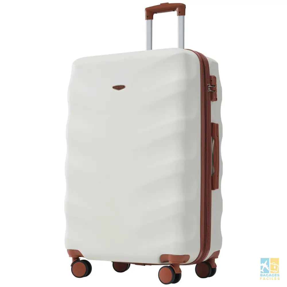 Valise cabine 56x38.5x23.5 cm en ABS avec roulettes - Bagages Faciles