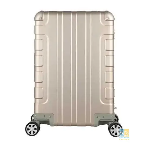 Valise cabine aluminium roues 20 pouces légère TSA - Bagages Faciles