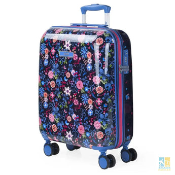 Valise cabine enfant légère, motif pois, TSA, 4 roues - Bagages Faciles