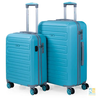 Valise cabine et soute avec port USB et 4 roues double - Bagages Faciles