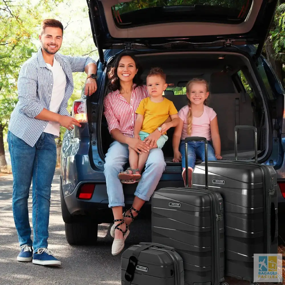 Valise cabine JASLEN résistante et compatible compagnies aériennes - Bagages Faciles