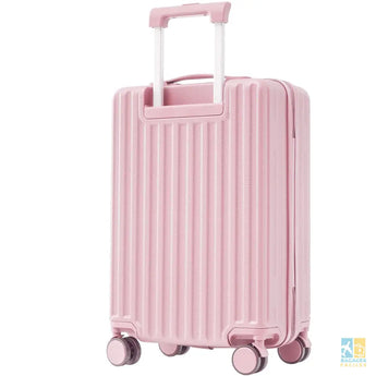 Valise cabine rigide rose, 55x36x21 cm, 4 roulettes TSA - Bagages Faciles