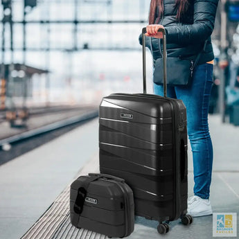 Valise cabine super résistante en matériau PP - Bagages Faciles