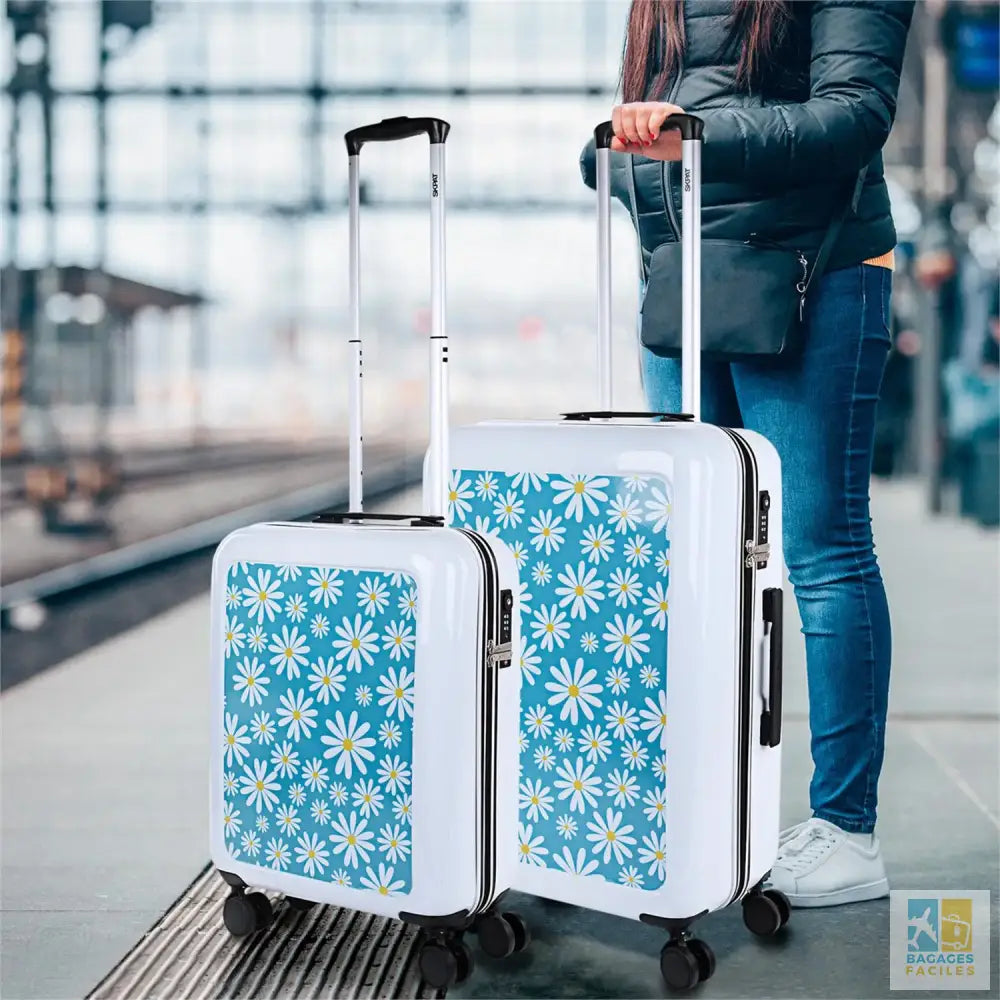 Valise de soute à 4 roues - Compatible toutes compagnies - Bagages Faciles