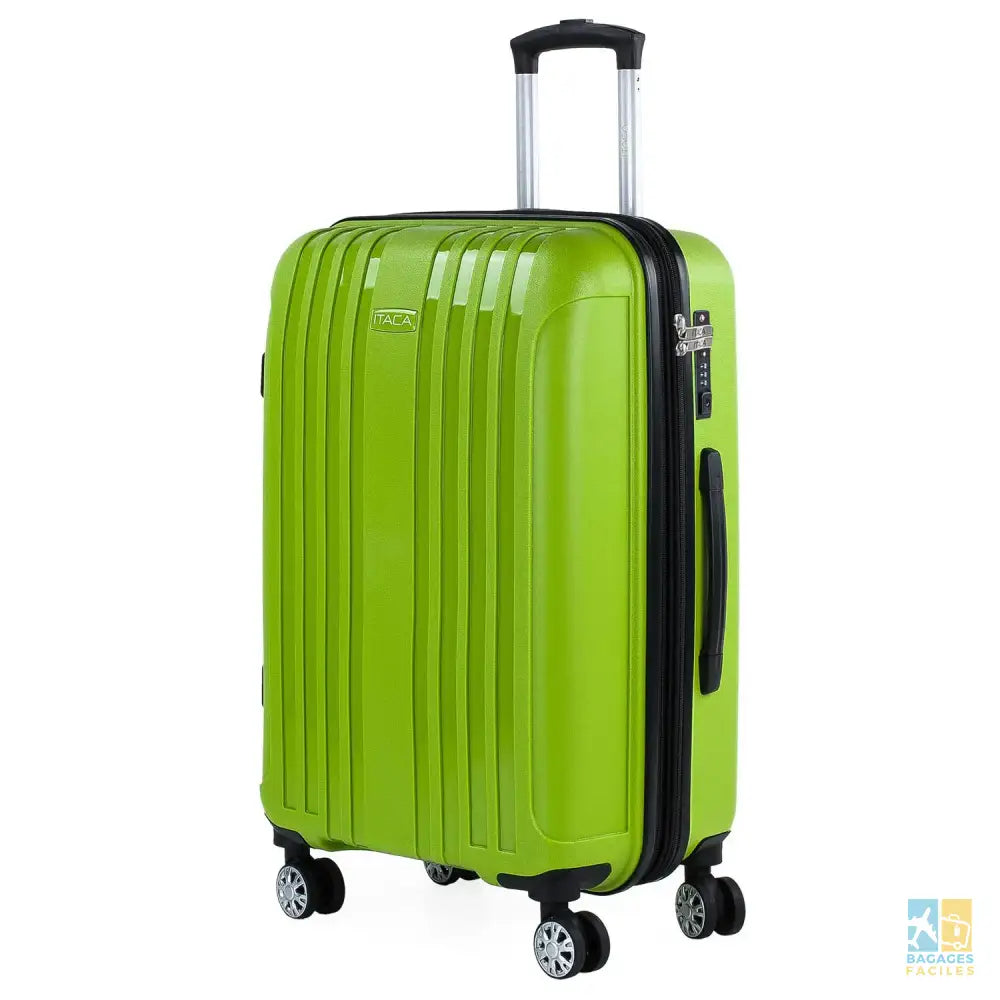 Valise de voyage moyenne avec roues doubles TSA - Bagages Faciles