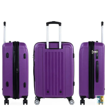 Valise de voyage moyenne avec roues doubles TSA - Bagages Faciles