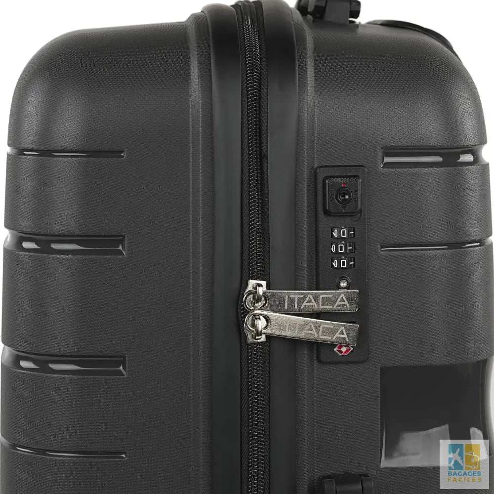 Valise de Voyage Polypropylène avec 4 Roues, Taille Moyenne - Bagages Faciles