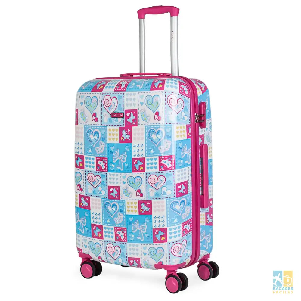 Valise Enfant Rigide 4 Roues 67 cm Compatible Toutes Compagnies - Bagages Faciles