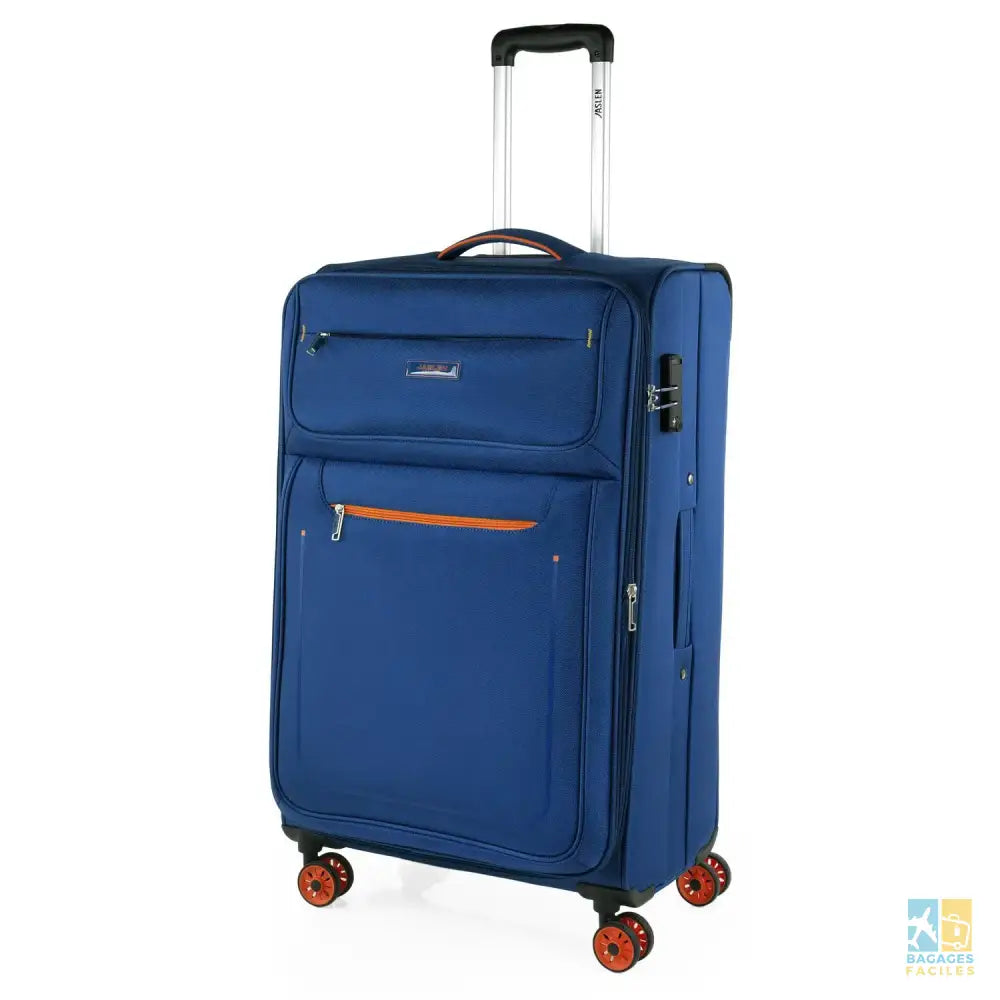 Valise grande JASLEN 78cm légère robuste et pratique 101770 - Blue