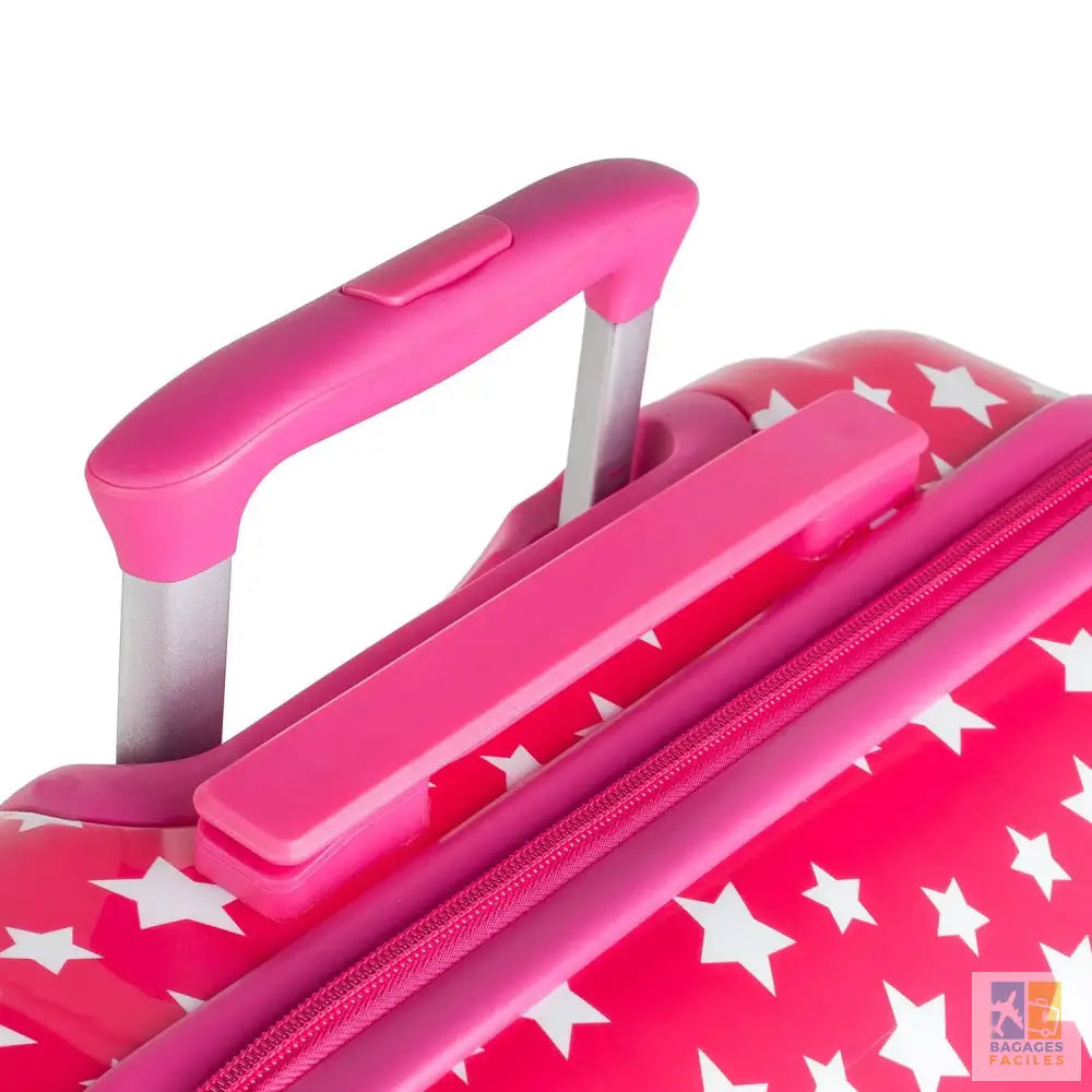 Valise Moyenne 4 Roues Polycarbonate Enfant Fille 702460 - Bagages Faciles