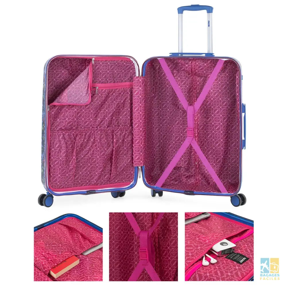 Valise moyenne enfant polycarbonate légère et résistante - Bagages Faciles