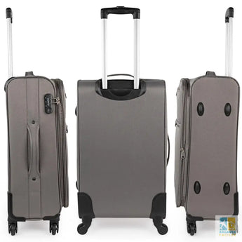 Valise Moyenne Extensible 67 cm avec Trolley et Cadenas - Bagages Faciles