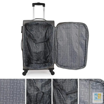 Valise Moyenne Extensible 67 cm avec Trolley et Cadenas - Bagages Faciles