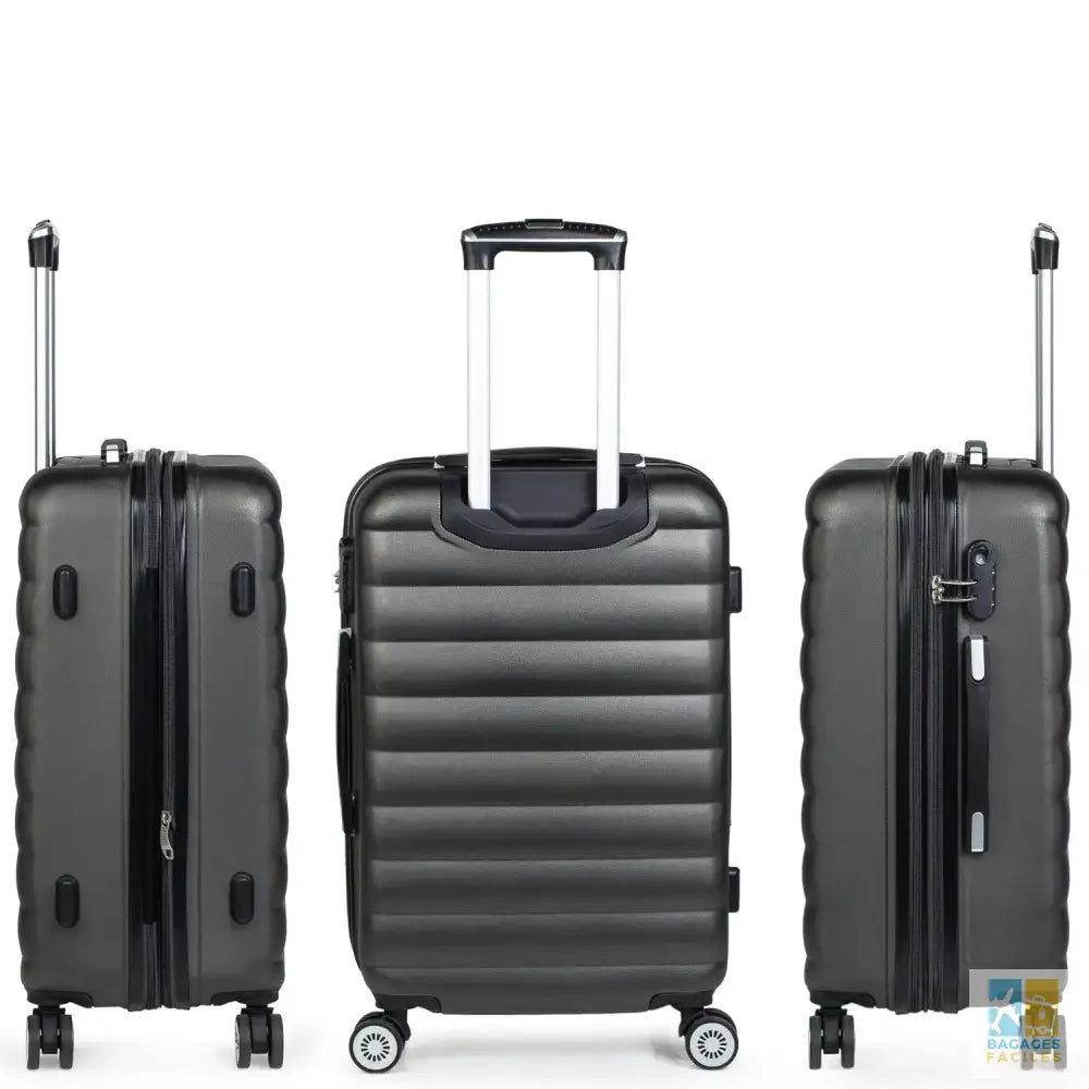 Valise rigide extensible moyenne 65cm multicompatible - Bagages Faciles