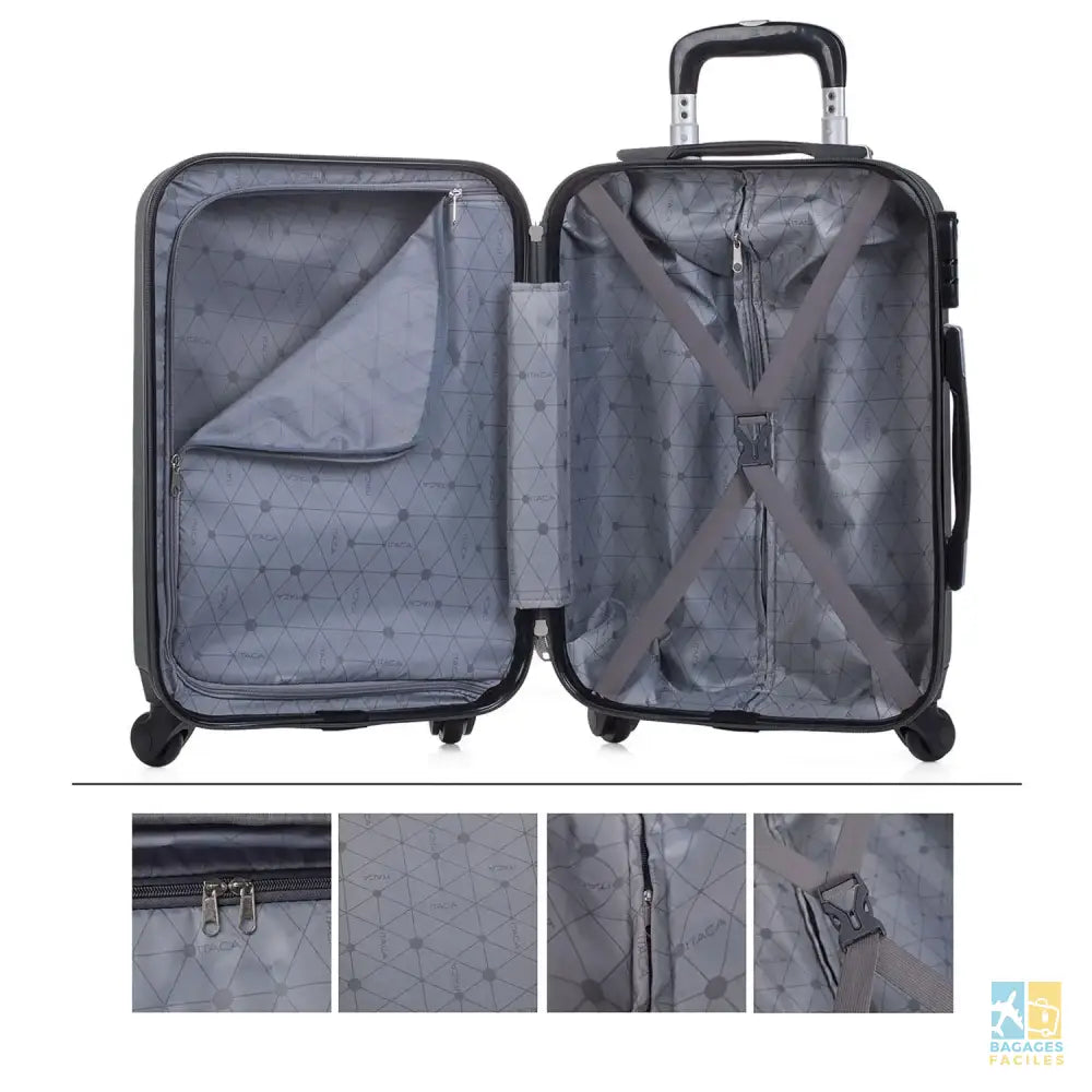 Valise rigide extensible moyenne 65cm multicompatible - Bagages Faciles