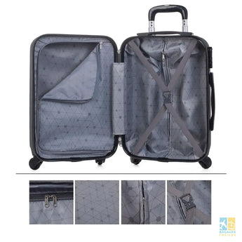 Valise rigide extensible moyenne 65cm multicompatible - Bagages Faciles