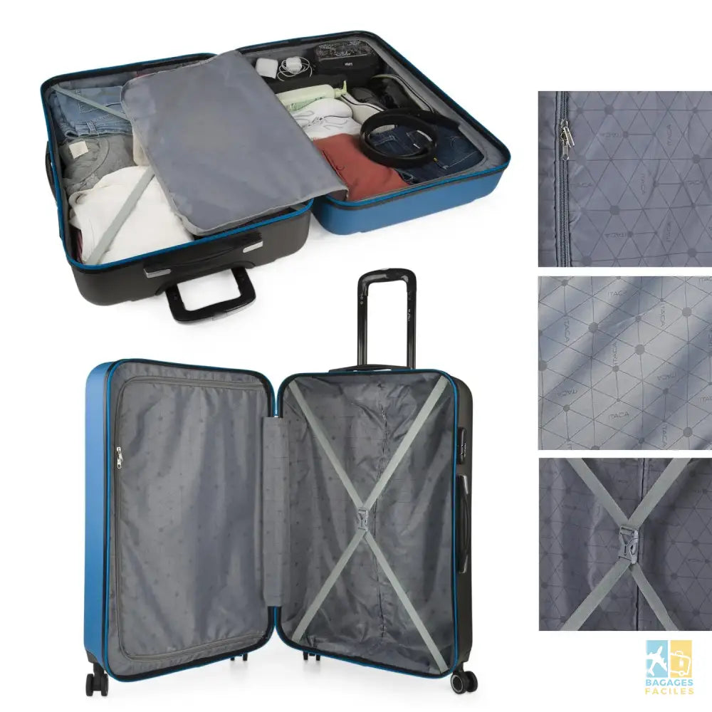 Valise rigide trolley 75 cm légère robuste et pratique 71170