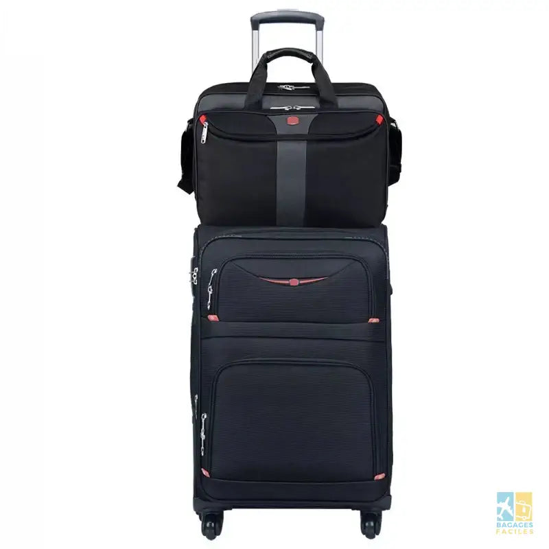 Valise trolley à roulettes Spinner 20 pouces cabine - Bagages Faciles